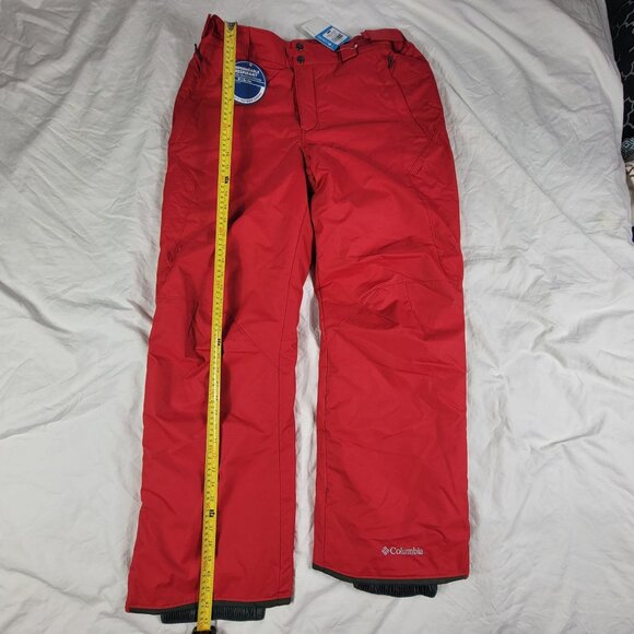 Columbia Omni Tech Bugaboo Mens Large Red Ski Pants Winter Snow Outdoors Camping - Picture 11 of 12